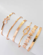 Montreal minimalist jewellery bracelet set for women