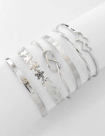 Gift-ready Canadian bracelet set with trendy clean girl style