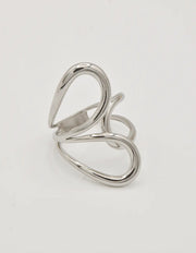 unique_butterfly_teardrop_open_silver_ring_minimalist_canadian_jewelry_trend