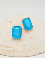 aqua_blue_gemstone_stud_earrings_gold_frame_gift_for_her_canada