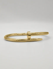 Steel Twist Nail Bracelet – Montreal Minimalist Nail Jewellery Canada