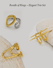 Bundle of Rings – Elegant Trio Set