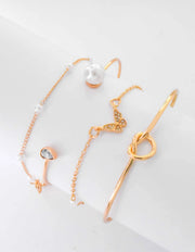 Minimalist Canadian jewellery with pearl accents and charm