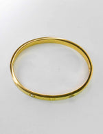 Engraved Love Shinny stone Bangle For Female  jewelry Biya Accessoires