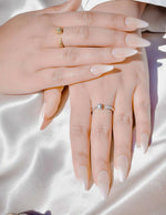 Niagara Mist Crescent Ring For Female  jewelry Biya Accessoires
