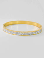 Silver Spark Golden Luxe Bangle For Female  jewelry Biya Accessoires
