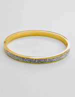 Silver Spark Golden Luxe Bangle For Female  jewelry Biya Accessoires