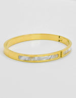Stone Fusion Precise Fit Bangle For Female  jewelry Biya Accessoires