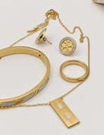 circle pendant necklace canada with gold bracelet and chic earrings, layering necklaces for women black friday jewelry sales