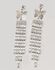 butterfly_cascade_crystal_dangle_earrings long drop style gift for her Canada