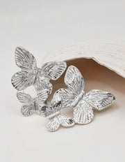 butterfly_earring_silver_triple_wings_unique_statement_canadian_jewellery