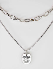 Minimalist Gold Necklace with Unique Pendant

