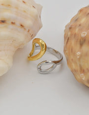infinity_duo_goden_and_silver_open_ring adjustable two tone silver and golden ring montreal canada