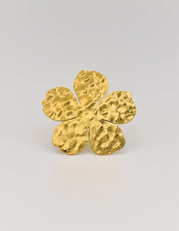 gold floral inspired engagement ring jasmine bloom unique style canada