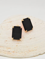 black_stud_earrings_with_gold_frame_clean_girl_jewellery_canada