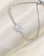 radiant_blossom_happy_face_bracelet_elegant_silver_adjustable_bracelet_canada