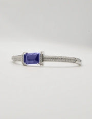 “Scarlet Glow bracelet in Canada featuring rich red crystal centre and premium pavé silver finish.”