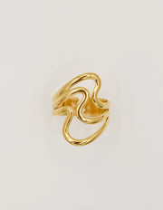 Triple Wave Dual Tone Rings for Women | Montreal Jewellery