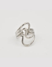 Triple Wave Dual Tone Rings for Women | Montreal Jewellery