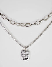 Elegant Button Necklace Gift for Her

